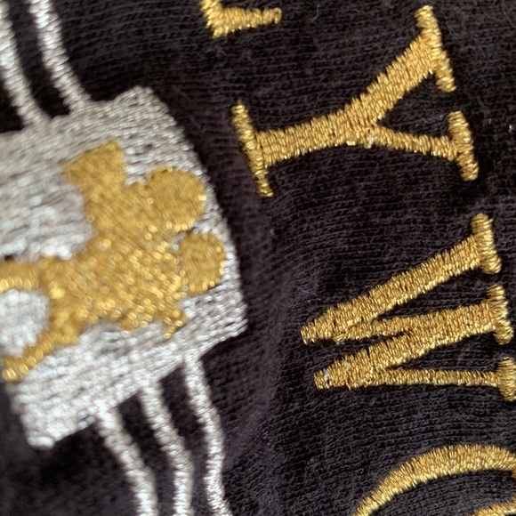 Hollywood California y2k Cap sleeve black skinny slim fitted T-shirt tunic top M - Picture 2 of 9